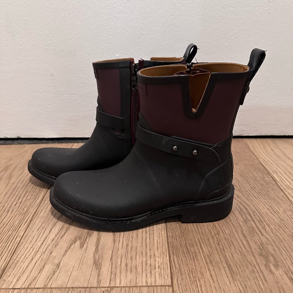 rag & bone Black and Brown Combat Boots
